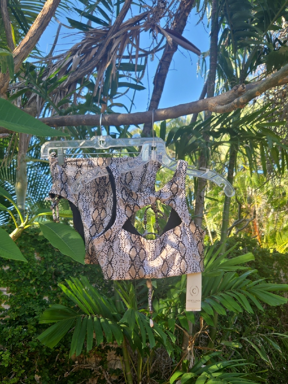 Cosita Linda Python Print Bikini Set